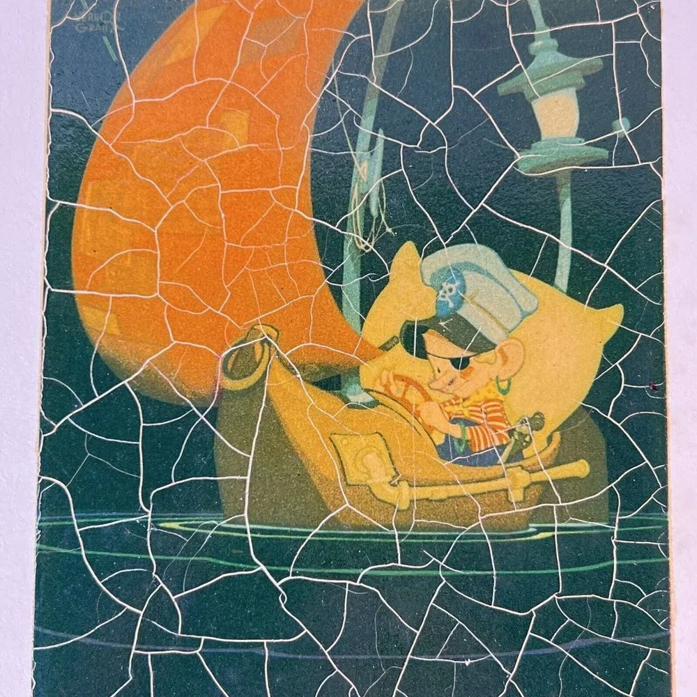 Kellogg’s Wall Plaque By Vernon Grant Ladybug Bobby Shaftoes Gone To Sea Nursery